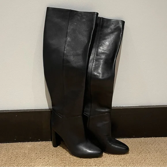 Antonio Melani Black Tall Boots, NWOT, 6.5 - Picture 2 of 5